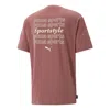 Puma Casual T-shirt 'pink' In Brown