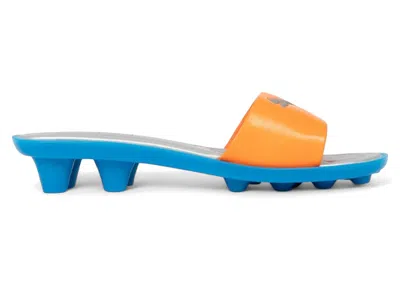 Pre-owned Puma Cat Cleat Sandals Fenty (women's) Sneakers In Rickie Orange/racing Blue