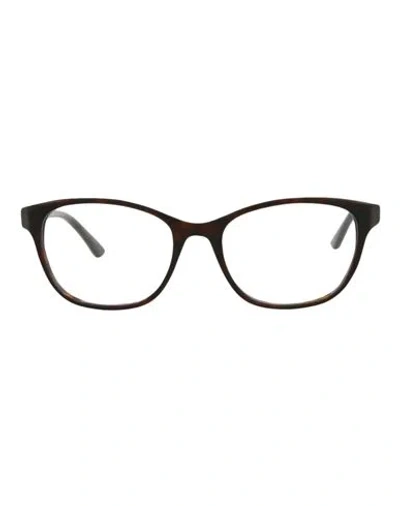 Puma Cat Eye-frame Acetate Optical Frames Eyeglass Frame Brown Size 52 Acetate In Black