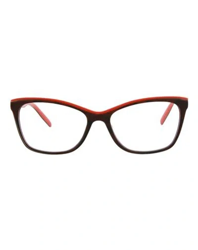 Puma Cat Eye-frame Acetate Optical Frames Woman Eyeglass Frame Multicolored Size 53 Acetate In Black