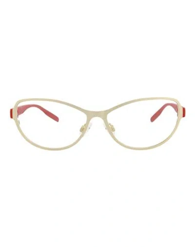 Puma Cat Eye-frame Metal Optical Frames Woman Eyeglass Frame Gold Size 57 Metal