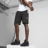 Puma Cat Men's Training Shorts In Black-cool Dark Gray