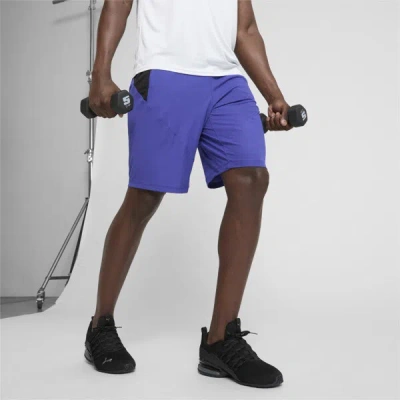 Puma Cat Men's Training Shorts In Lapis Lazuli