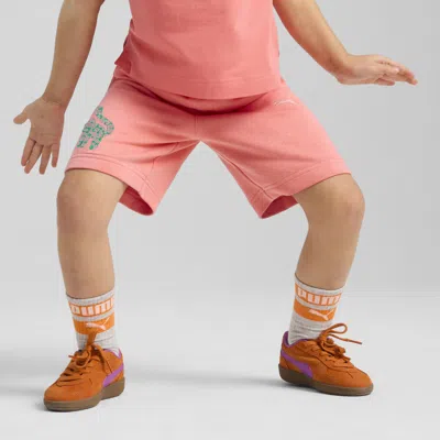 Puma Cats Club Little Kids' Shorts In Red