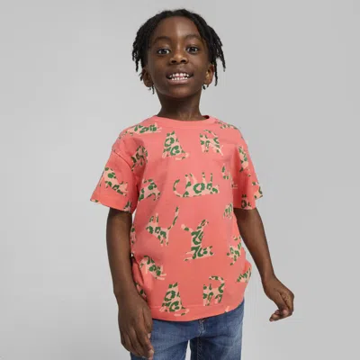 Puma Cats Club Little Kids' T-shirt In Red