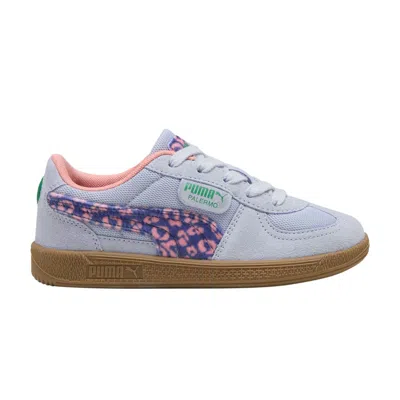 Pre-owned Puma Cats Club X Palermo Little Kid 'animal Pattern' | Blue | Kid's Size 2