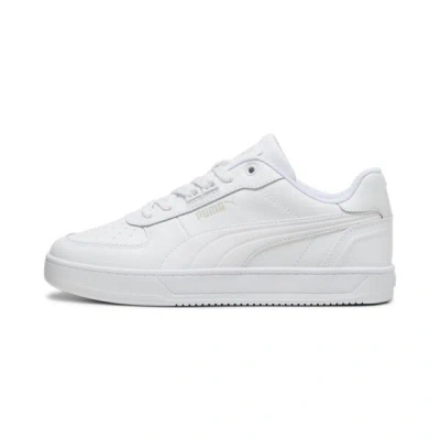 Puma Caven 2.0 Lux Sneakers In White-cool Light Gray