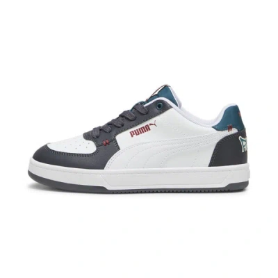 Puma Kids' Caven 2.0 Mid 90s Sneakers Youth In Galactic Gray- White-cold Green