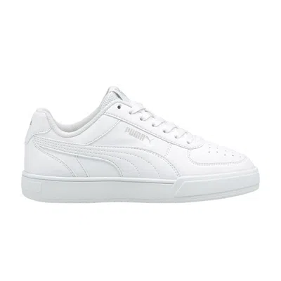 Pre-owned Puma Caven Big Kid 'white Grey Violet' | Kid's Size 4