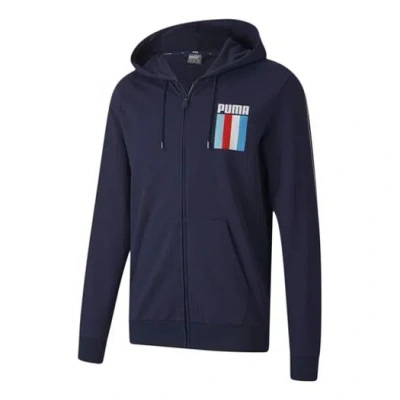Puma Celebration Full-zip Jacket 'navy' In Multi