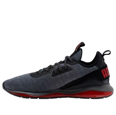 PUMA PUMA CELL DESCEND BLACK/GREY/RED LOW SNEAKERS