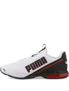 Puma Cell Divide "white/high Risk Red" Sneakers In White
