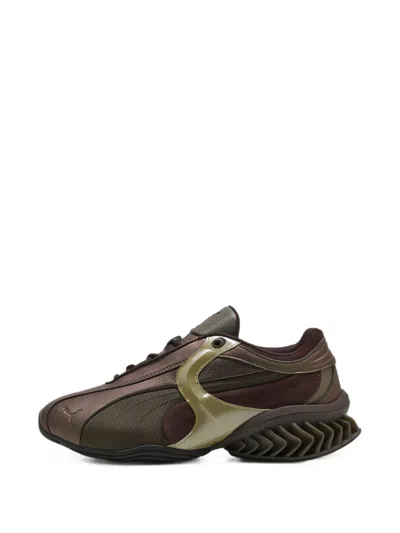 Puma Cell Geo 1 Millenium Sneaker In Burgundy