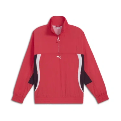 Puma Cellerator Women's Relaxed Jacket In Tart Cherry