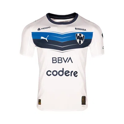 Puma C.f. Monterrey Away Promo 25/26 Men's Soccer Jersey In White