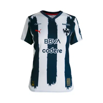 Puma C.f. Monterrey Home Replica 25/26 Women's Soccer Jersey In Blue