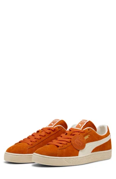 Puma Charles F. Stead Suede Sneaker In Orange