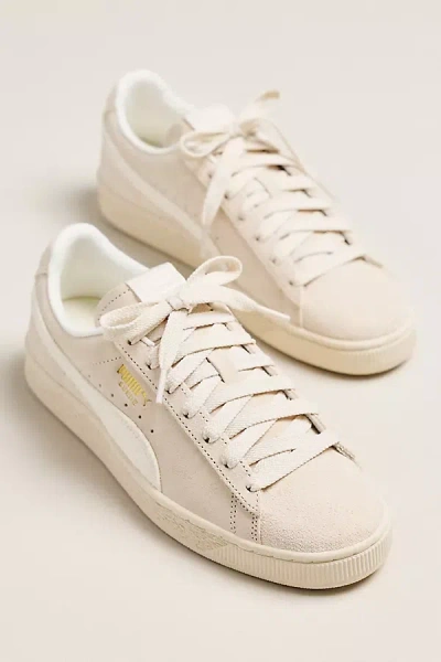 Puma Charles F. Stead Suede Sneakers In White