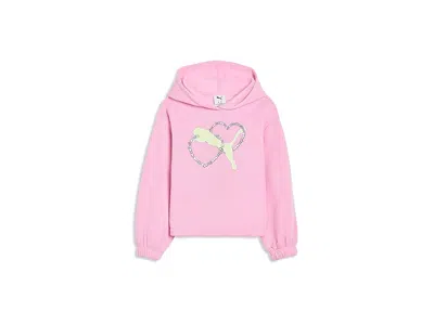 Puma Charmed Pullover Hoodie (little Kid) Girl's Sweatshirt Pink Shimmer: 4 (little Kids)