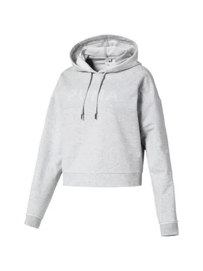 Puma Chase Drawstring Hoodie In Gray