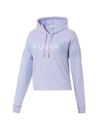 Puma Chase Drawstring Hoodie In Purple