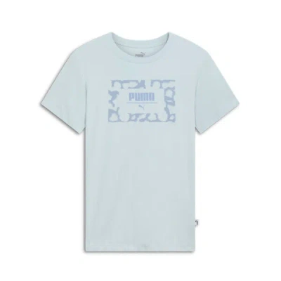 Puma Cheetah Box Logo Women's T-shirt In Frosted Dew