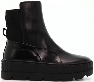 Pre-owned Puma Chelsea Sneaker Boot Rihanna Fenty Black (women's) Sneakers In  Black