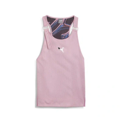 Puma Cherries Are Extra Women's Basketball Top In Mauved Out