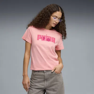 Puma Cherry Women's T-shirt In Pink