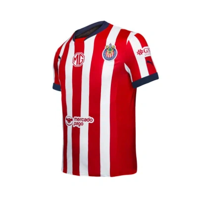 Puma Chivas 24/25 Home Replica Big Kids' Soccer Jersey In Red