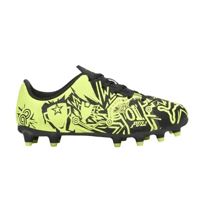 Pre-owned Puma Christian Pulisic X Tacto 2 Fg Ag Big Kid 'cp10 Pack - Electric Lime' | Yellow | Kid's Size 11