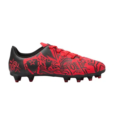 Pre-owned Puma Christian Pulisic X Tacto 2 Fg Ag Big Kid 'cp10 Pack - Red Black' | Kid's Size 13