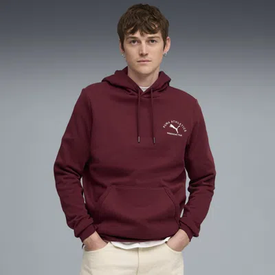 Puma Class Graphic Hoodie Men In Red