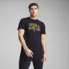Puma Class Graphic T-shirt In Blue