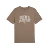 Puma Class Graphic T-shirt In Brown