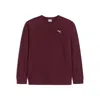 Puma Class Pack Big Kids' Fleece Crewneck Sweatshirt In Red
