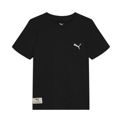 Puma Class Pack Big Kids' Pocket T-shirt In Black