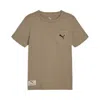 Puma Class Pack Big Kids' Pocket T-shirt In Brown