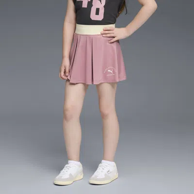 Puma Class Pack Big Kids' Spandex Shorts In Pink