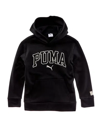 Puma Class Pack Fleece Pullover Hoodie In Black