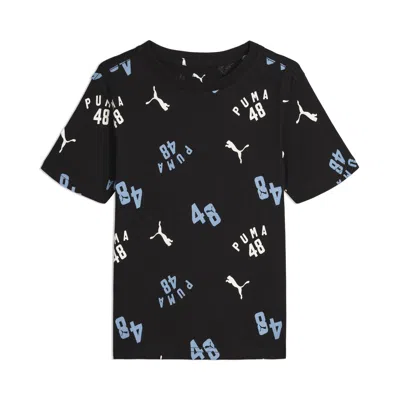 Puma Class Pack Little Kids' Fashion T-shirt In Black