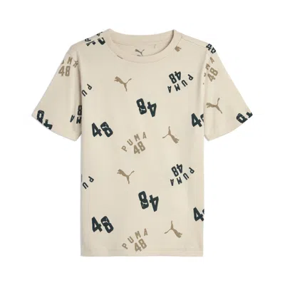Puma Class Pack Little Kids' Fashion T-shirt In Neutral