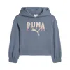 Puma Class Pack Little Kids' Fleece Hoodie In Blue