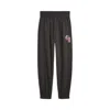 Puma Class Pack Little Kids' High Waist Fleece Joggers Pant In Brown