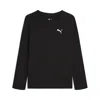 Puma Class Pack Little Kids' Long Sleeve T-shirt In Black