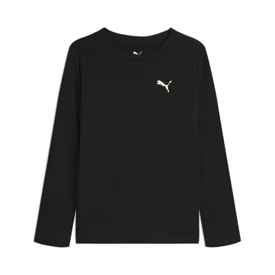 Puma Class Pack Little Kids' Long Sleeve T-shirt In Black
