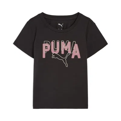 Puma Class Pack Little Kids' Stretch Baby T-shirt In Black