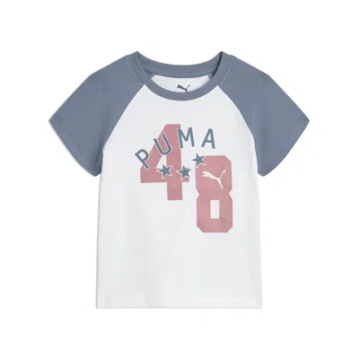 Puma Class Pack Little Kids' Stretch Baby T-shirt In White