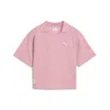 Puma Class Relaxed Polo T-shirt Women In Pink