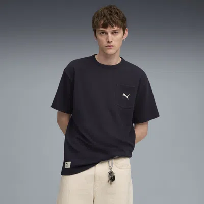 Puma Class Relaxed T-shirt Men In Black